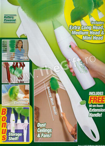 Pamatuf Deluxe Go Duster cu bonus